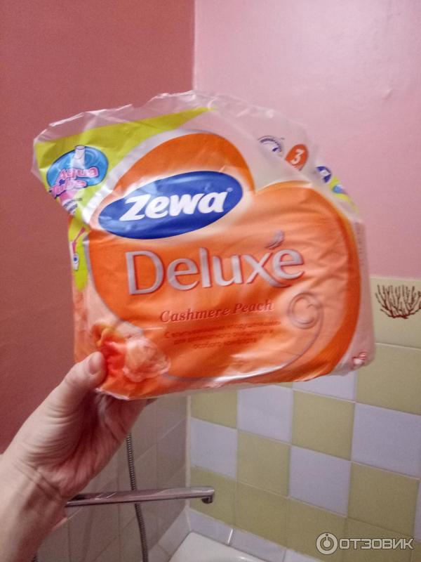 Туалетная бумага Zewa Deluxe фото