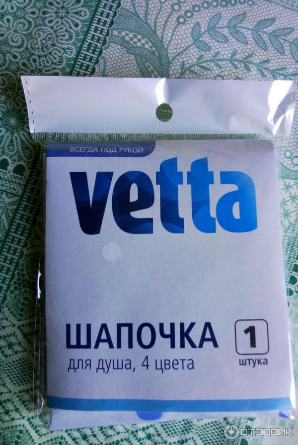 Шапочка для душа vetta фото