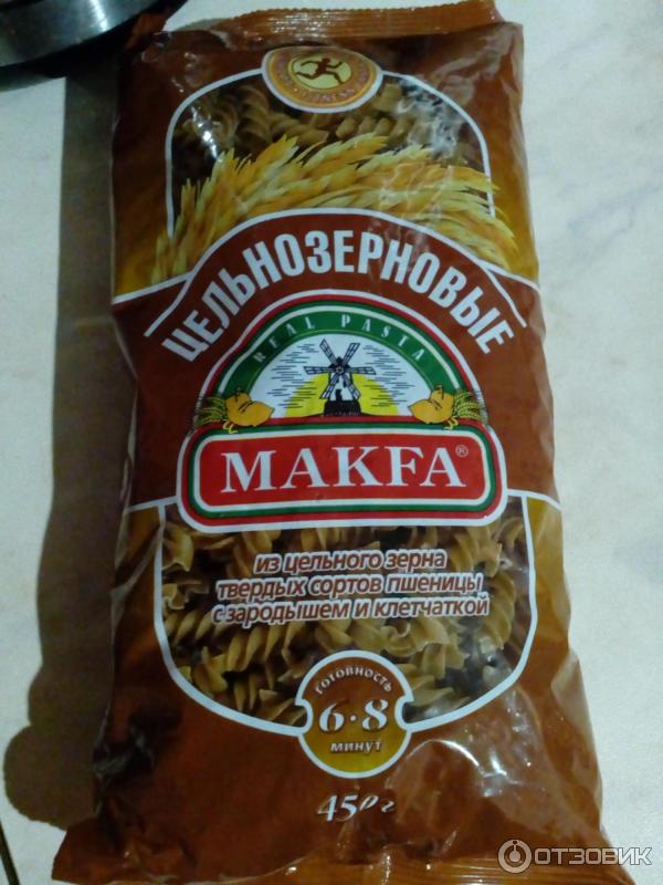 Макароны цельнозерновые Макфа фото