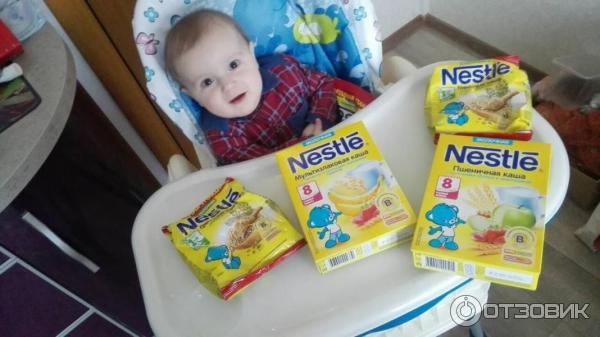 Рисовая каша Nestle фото