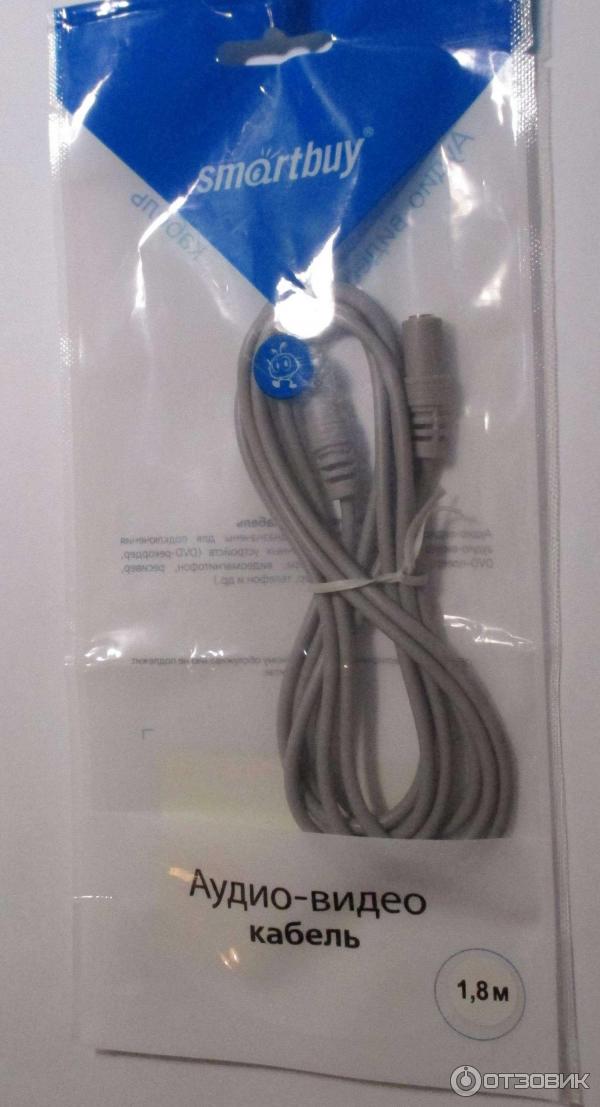 Кабель-удлинитель SmartBuy 3,5 Jack (M) - 3,5 Jack (F)