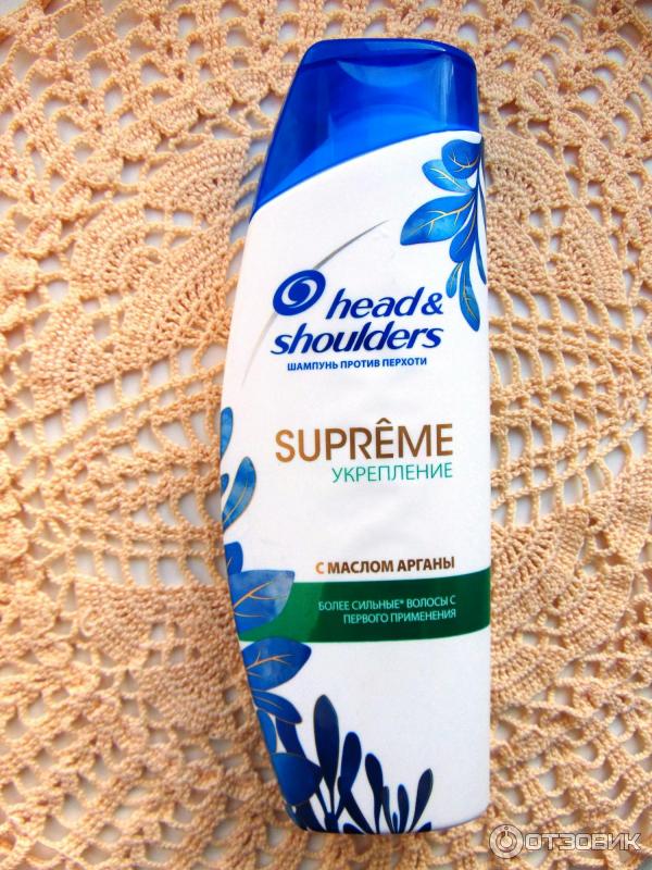 Шампунь Head&Shoulders Supreme укрепление с маслом арганы фото