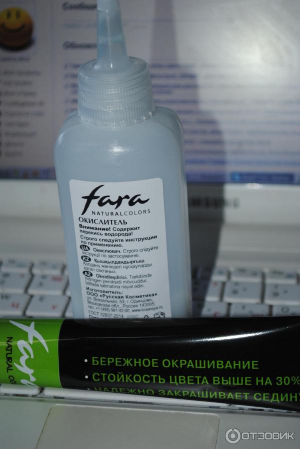 Стойкая крем - краска для волос Fara Natural Colors Белое золото фото