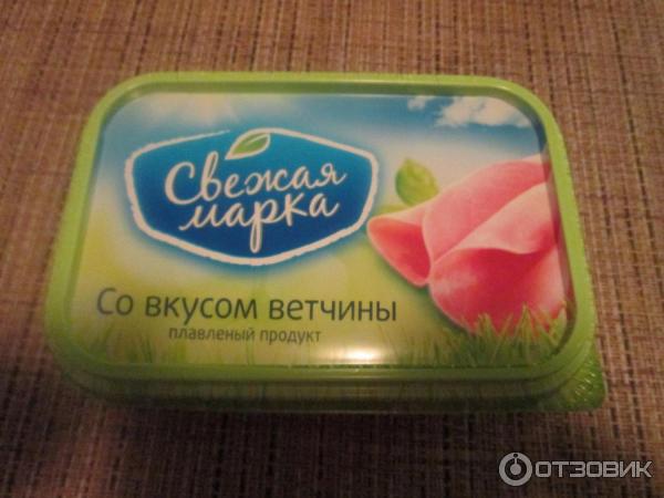 Сырный плавленый продукт Свежая марка С ветчиной фото