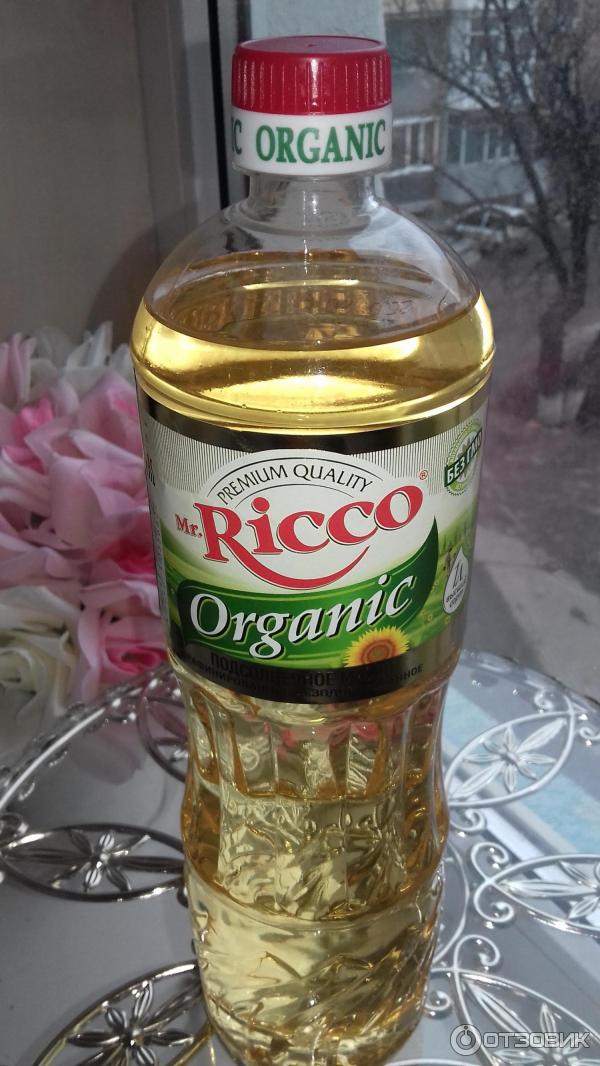 Масло подсолнечное Mr Ricco Organic фото