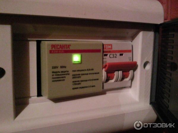 Отзыв о Автоматическое устройство защиты Ресанта АЗМ Очень полезная в определенн