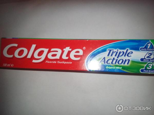 Зубная паста Colgate Тройное действие фото