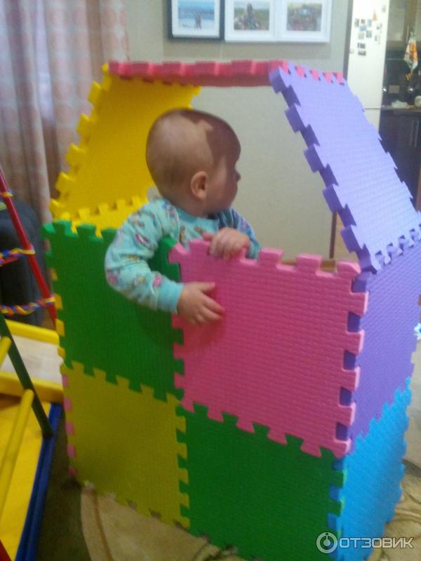 домик из мягкого конструктора