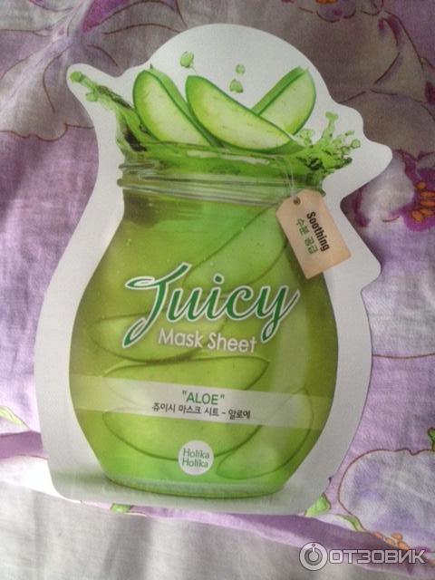 Тканевая маска для лица Holika Holika Juicy Mask Sheet Aloe Soothing фото