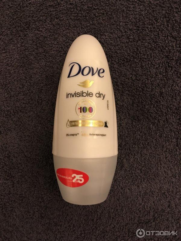 Антиперспирант шариковый Dove Invisible Dry фото