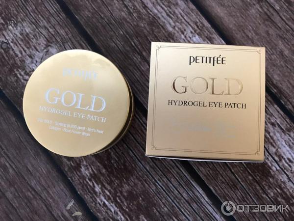 Гидрогелевые патчи Petitfee Gold Hydrogel Eye Patch фото