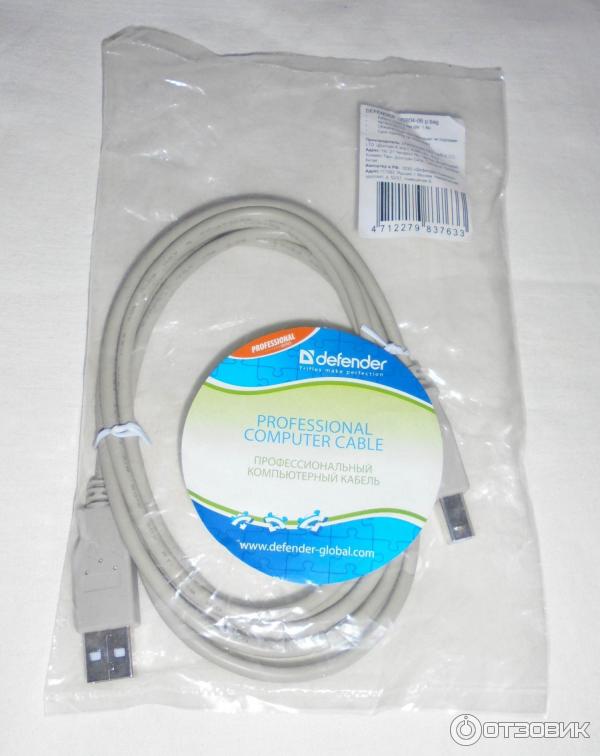 Кабель Defender USB04-06 p, bag USB 2,0 AM-BM