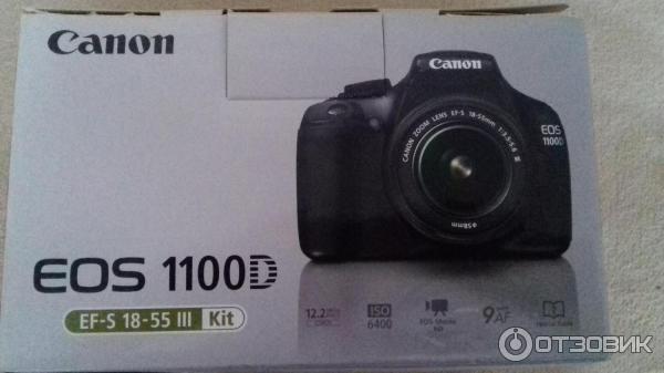 Цифровой зеркальный фотоаппарат Canon EOS 1100D Kit EF-S 18-55mm DCIII