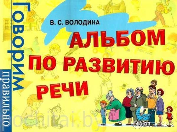 Альбом по развитию речи Говорим правильно - В. С. Володина фото