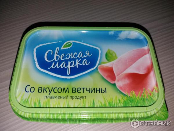 Сырный плавленый продукт Свежая марка С ветчиной фото