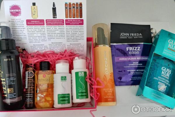 Коробочка красоты NewBeautyBox Шикарные волосы фото