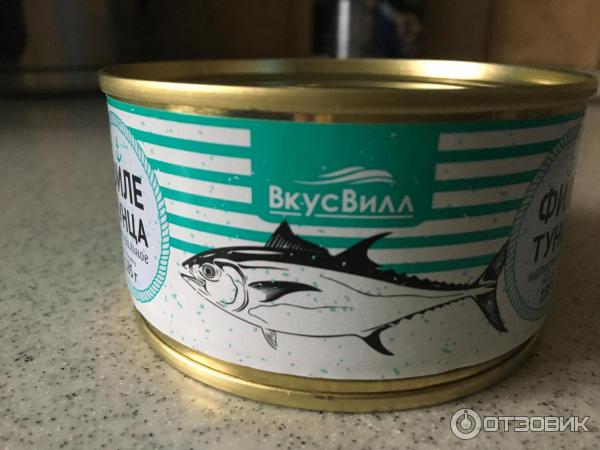 Тунец салатный натуральный ВкусВилл фото