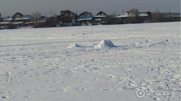 Озеро Большие Касли зимой