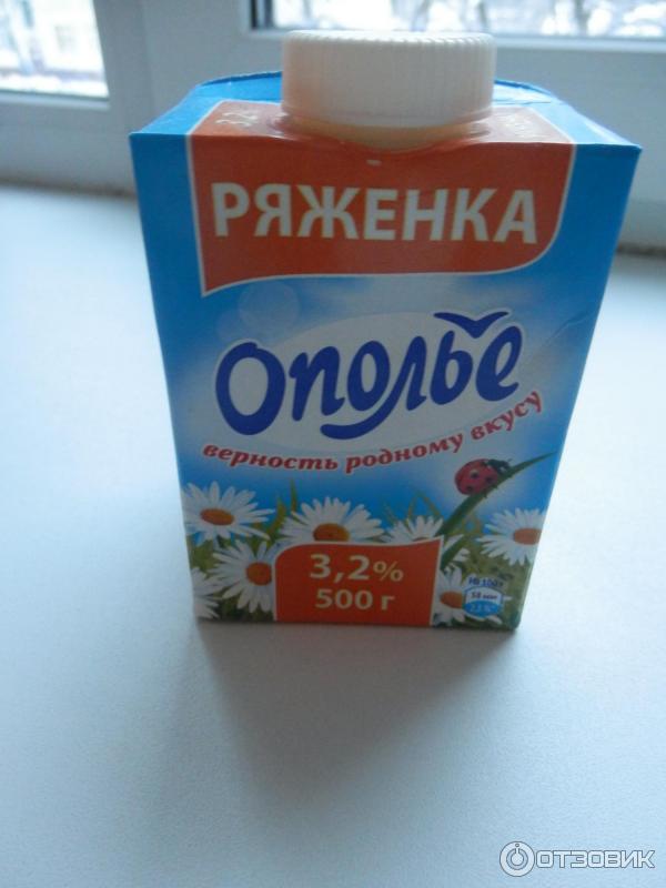 Ряженка Ополье 3,2% фото