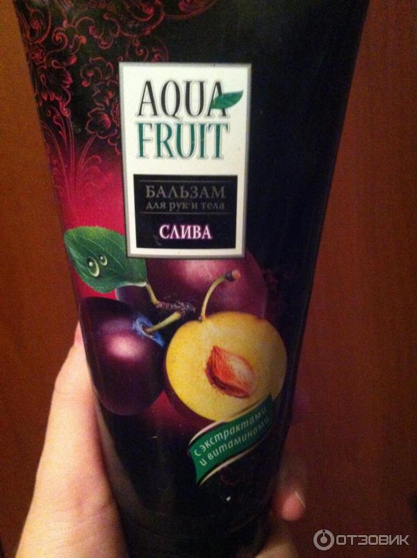 Бальзам для рук и тела Aqva Fruit слива фото