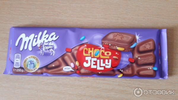 Шоколад Milka Choco Jelly фото