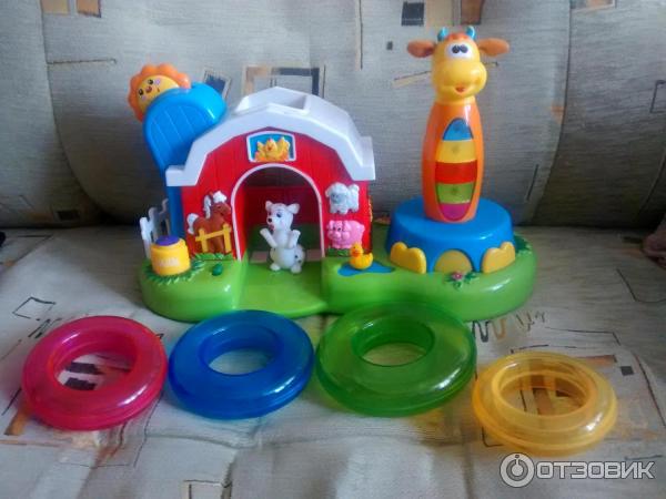 Отзыв о Развивающая игрушка Kiddieland "Ферма с пирамидой" | И станцует ...
