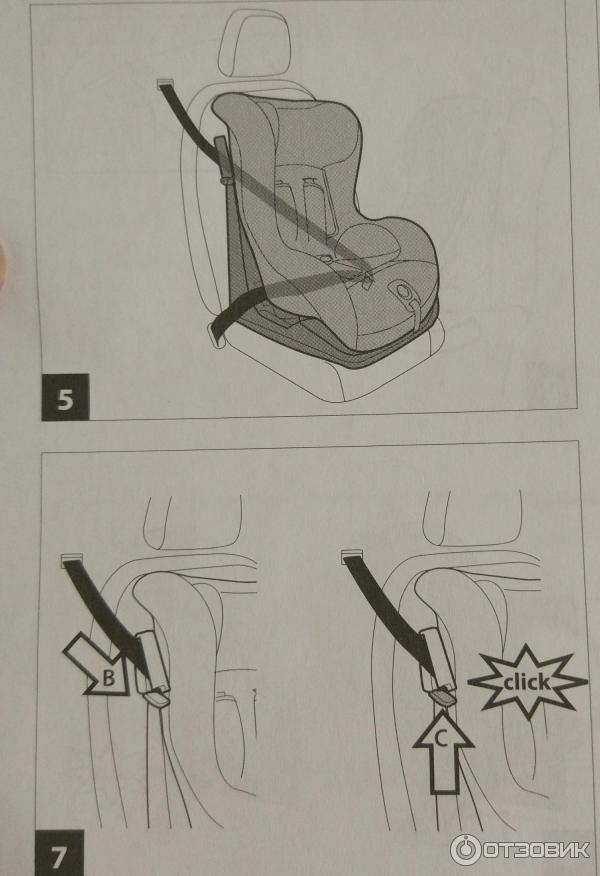Как пристегивается детское кресло в машине на заднем