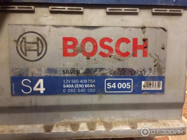 Аккумулятор BOSCH Silver S4 60 А/ч фото