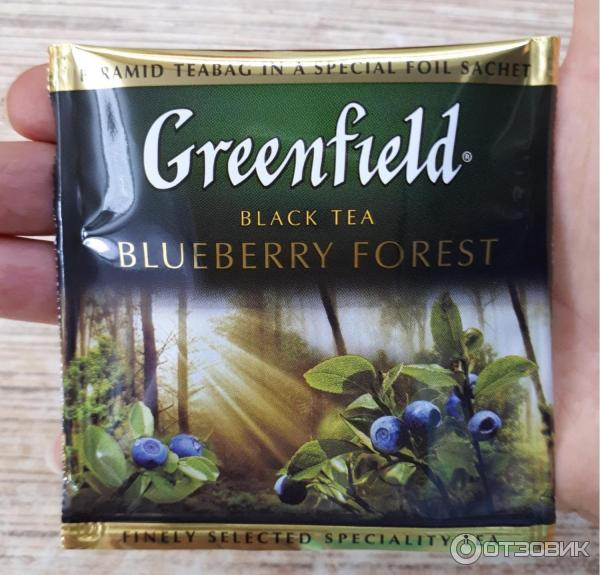 Чай Greenfield Blueberry Forest в пирамидках фото