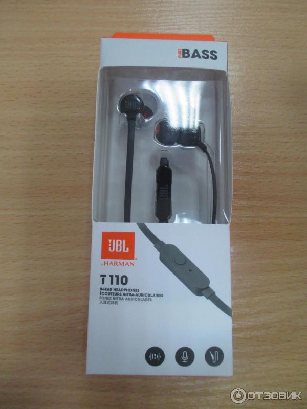 Наушники с микрофоном JBL T110 фото