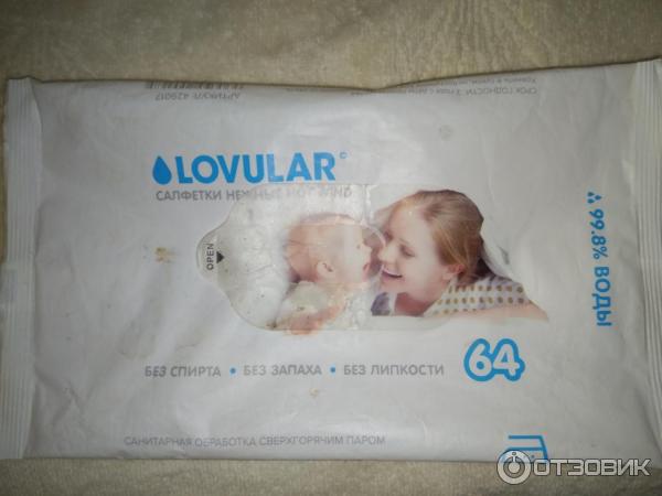 Влажные салфетки Lovular Hot Wind фото