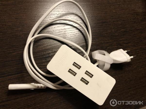 Зарядное usb-устройство на 4 порта Orico dcv-4u фото