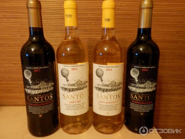 Вино красное сухое LOS SANTOS TEMPRANILLO DRY фото