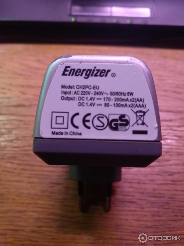 Зарядное устройство Energizer CH2PC-EU фото