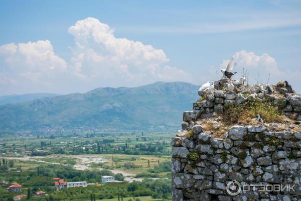 Крепость Розафа (Албания, Шкодер). Виды. Панорама. Голуби.