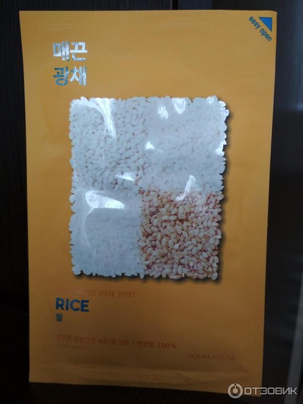 Тканевая маска для лица Holika Holika pure essense mask sheet Rice фото