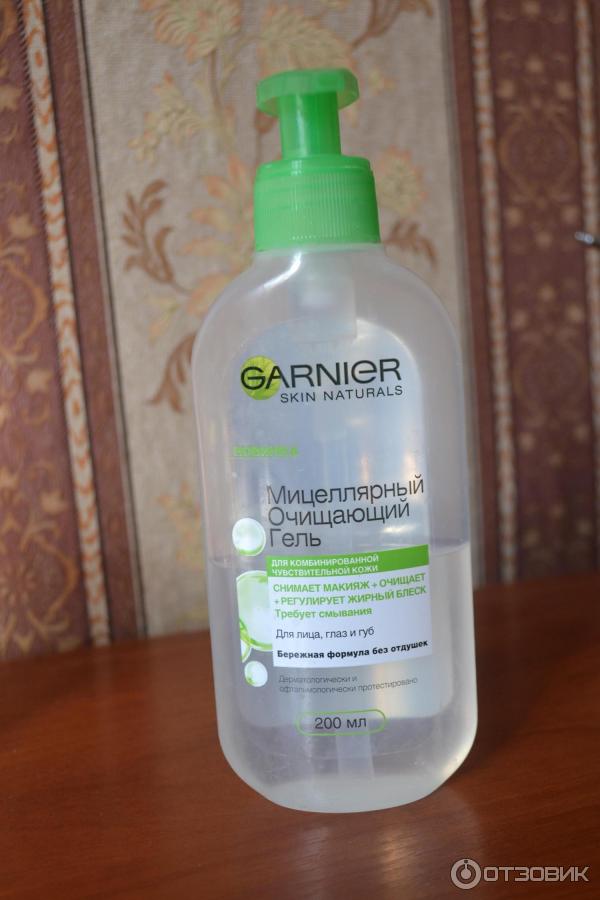 Мицеллярный очищающий гель Garnier Skin Naturals фото