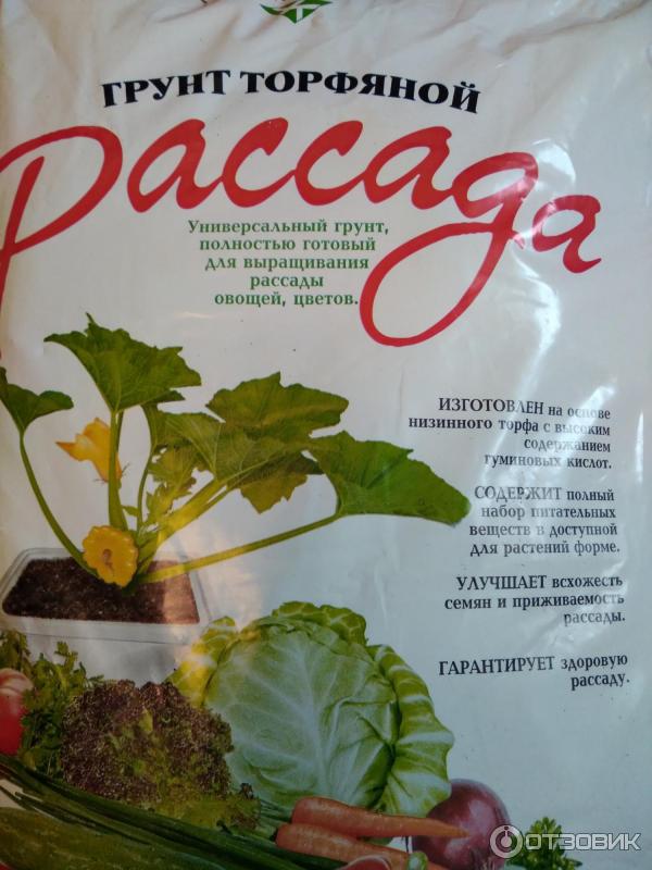 Грунт торфяной Удмуртторф Рассада фото
