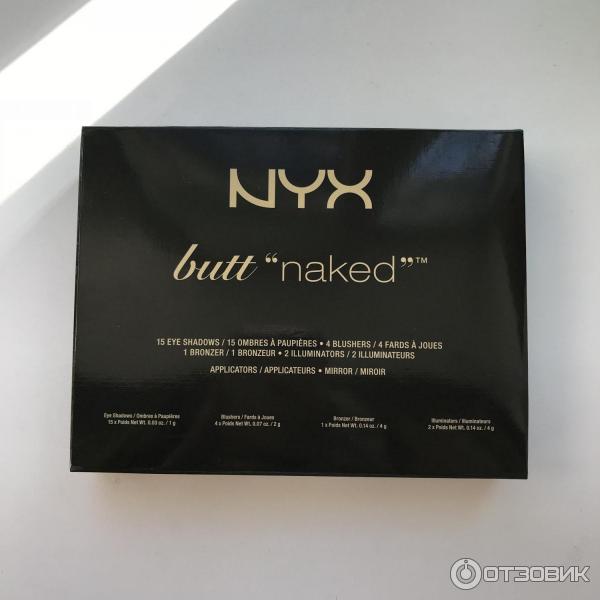 Палетка теней NYX butt naked turn the other cheek фото