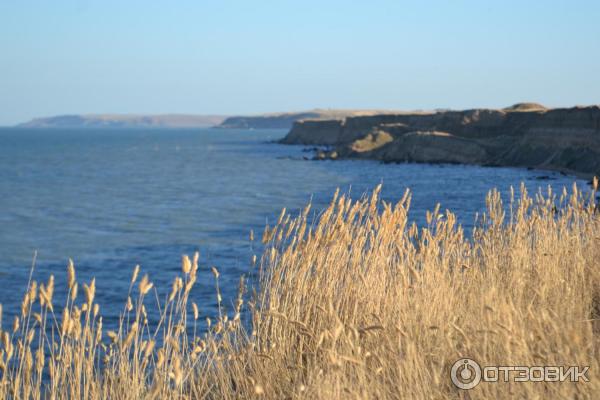 Отдых с палатками на берегу Керченского пролива (Россия, Крым) фото