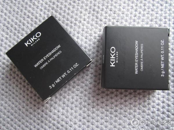 Тени для век Kiko Milano Water Eyeshadow фото