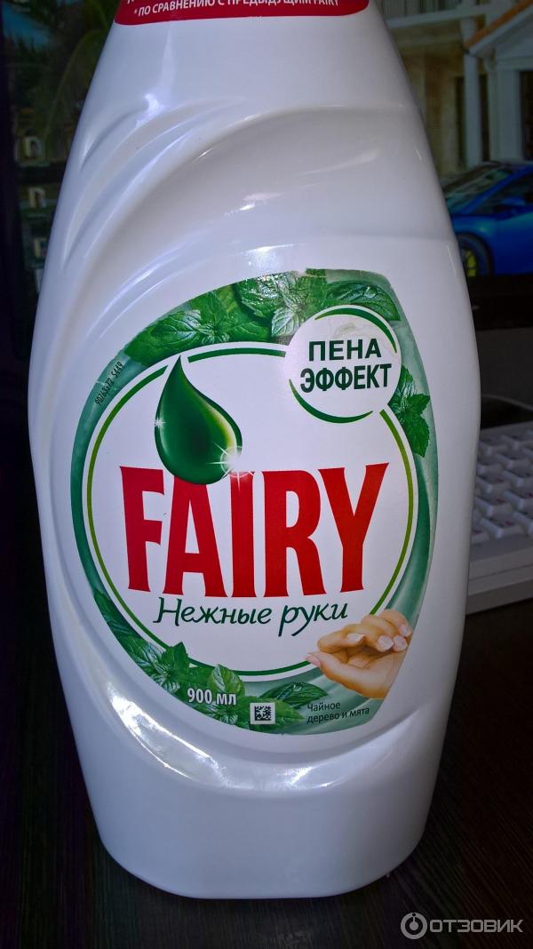 Средство для мытья посуды Fairy Пена Эффект Чайное дерево и мята фото