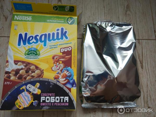 Готовый завтрак Nesquik Duo Nestle фото