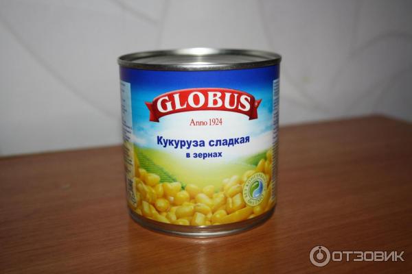 Кукуруза сладкая в зернах Globus фото