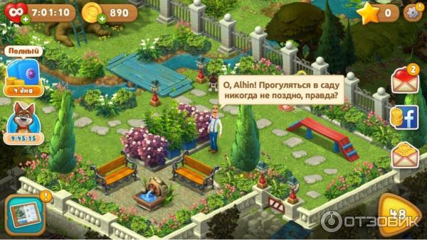 Gardenscapes - игра для Android