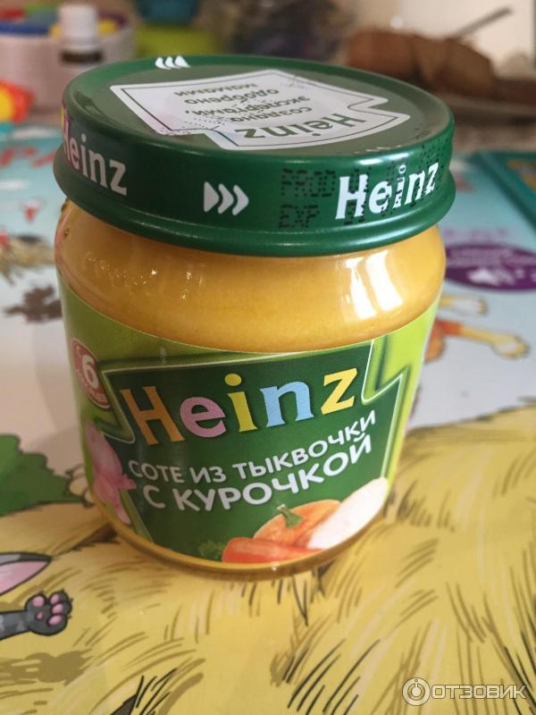 Heinz соте из тыквочки с курочкой фото