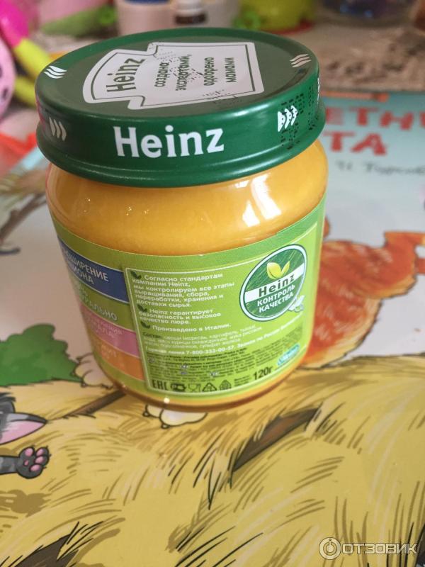 Heinz соте из тыквочки с курочкой фото