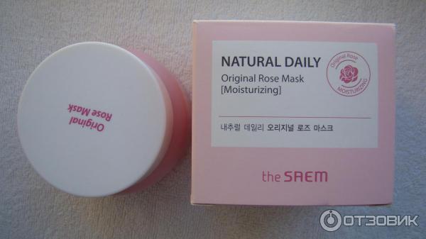 Маска для лица The Saem Natural Daily Original Rose Mask фото