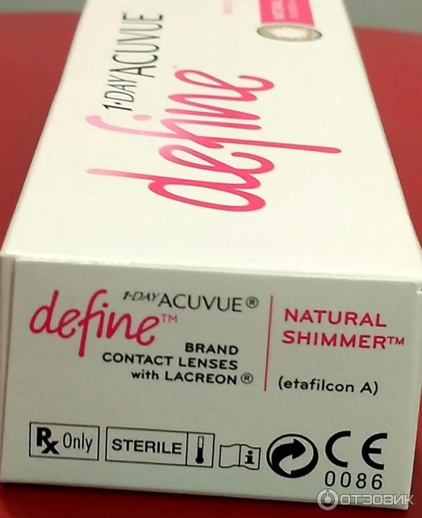 Контактные линзы Acuvue 1-Day Define Shimmer фото