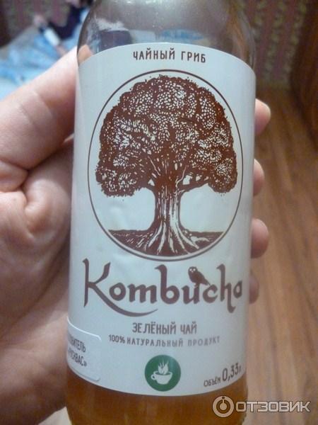 Безалкогольный напиток Kombucha Зеленый чай фото